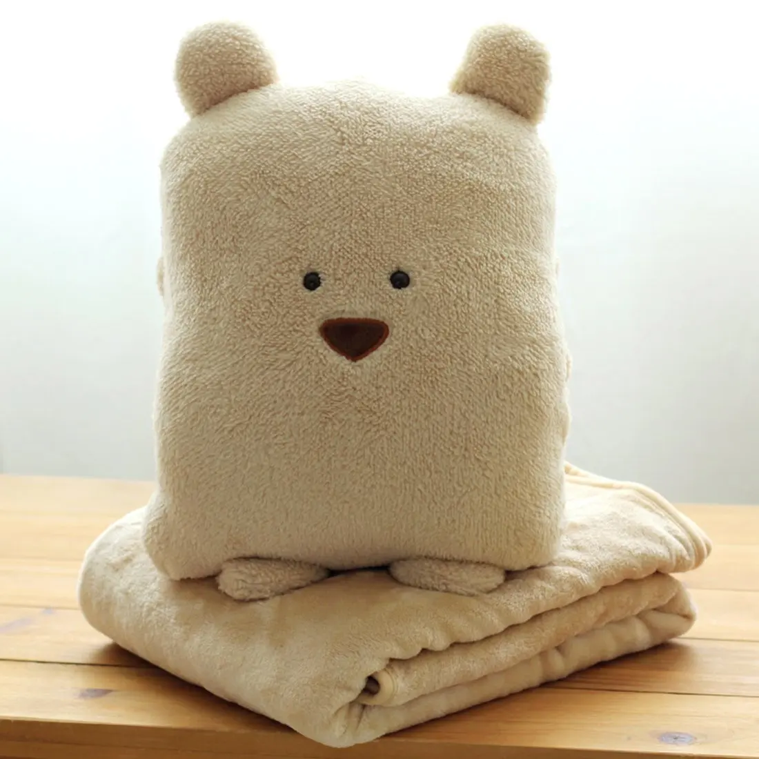 Buy HIGOGOGO Home Decoration Bear Pillow Blanket 3 In 1 Blanket For Travel Pillow Set Adults Kids Throw Pillow Cushion Small In Cheap Price On Alibabacom