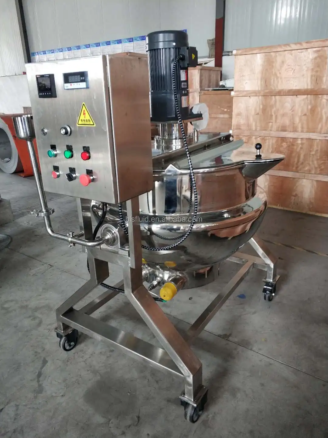 300l Electric Heating Caramel Sauce Cooking Machine - Buy Caramel Sauce ...