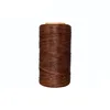 Factory direct 1.2mm 100% polyester 300D braided flat waxed thread