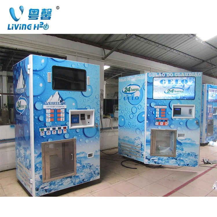 Factory Supply The Bagged Ice Vending Machine With Capacity 140kg/280kg