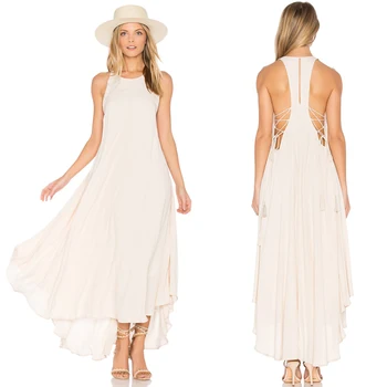 Spaghetti Strap Bohemian Dress