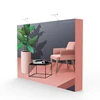 3x3 Straight hot selling fabric pop up display system advertisement wrinkle free pop up wall