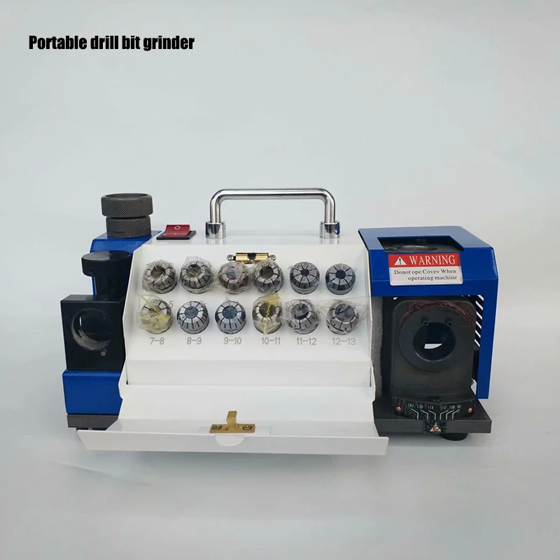 Compact 20 Hole Drill Bit Sharpener Electric Drill Bit Grinding Attachment For All Bits Angled Grinder Polishing Tool