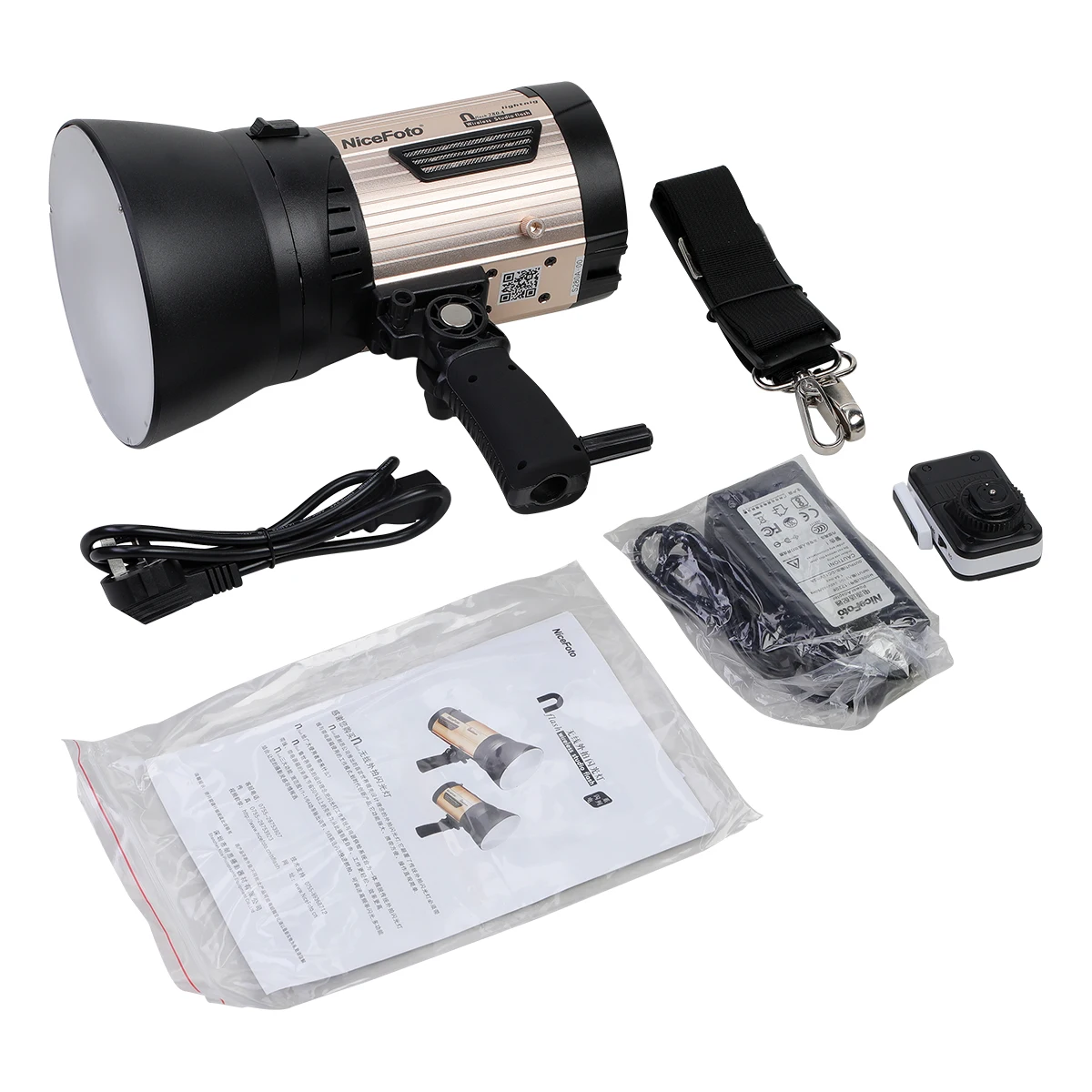 nflash280A NiceFoto 280ws Battery powered studio flash portable wireless flash light strobe flash light, photographic equipment