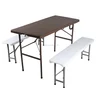 4ft Army green barracks tents camping table with 4 seaters (HQ-Z122)