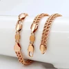62980 bridal jewelry sets, voguish rose gold plated long chain artificial jewelry sets