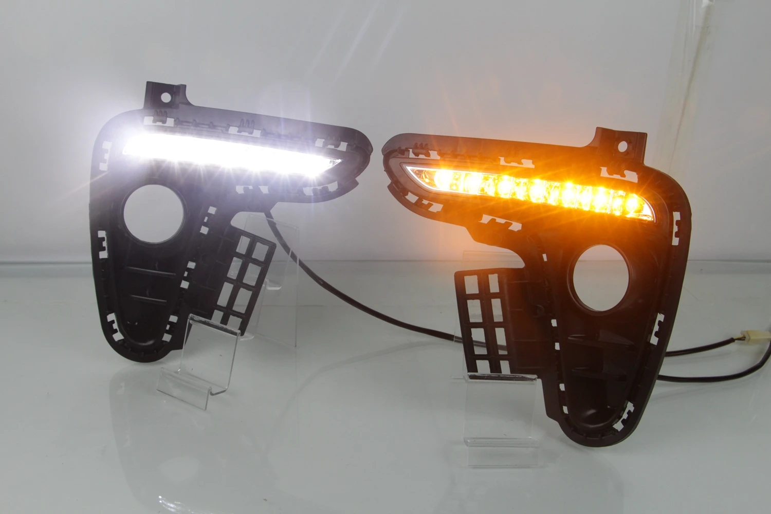 Drl Daylight Running Lights For Kia K2 And Rio 2017 2018 With Yellow