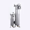 Effluent 8 micron bag filter for underground waste water treatment plant