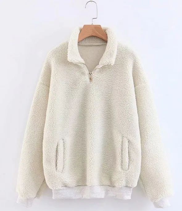 teddy pullover women's