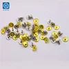 SOUKOU China supplier 9.5mm Antique Brass copper metal Straw hat rivet Button for jacket
