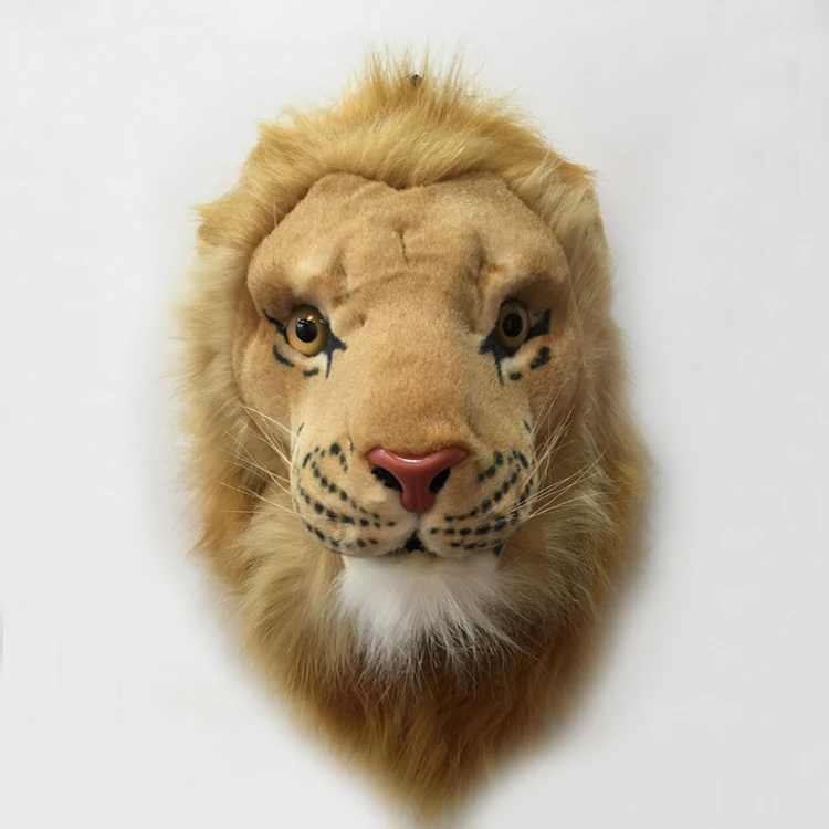 plush lion head