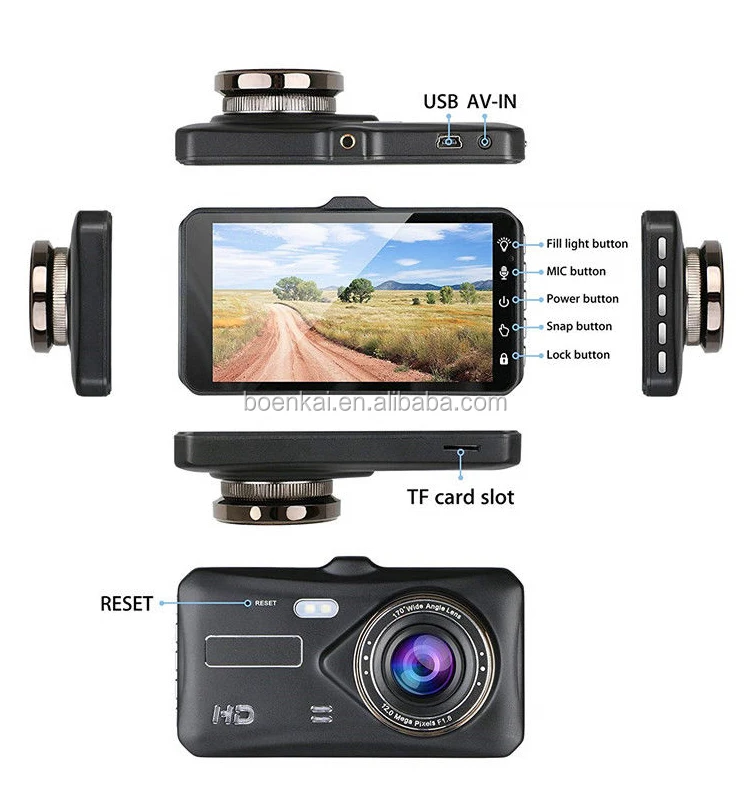 car recording camera front and rear