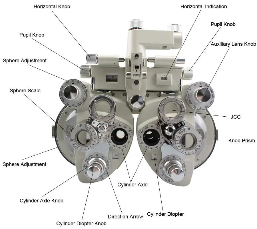 Wholesale Price China Ophthalmic Equipment Digital Manual Phoropter