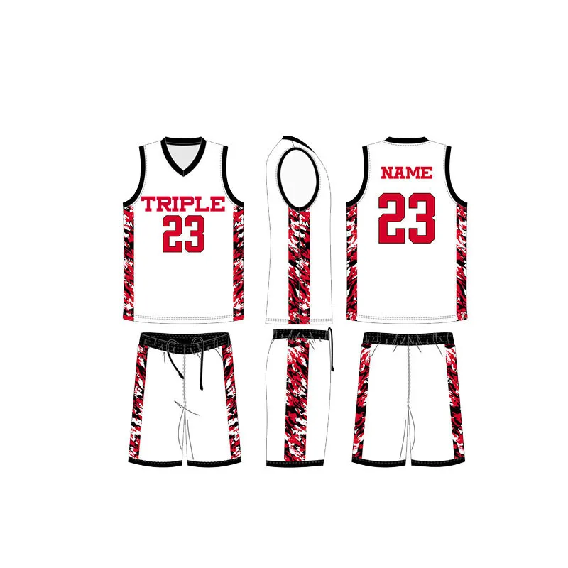 Best Quality Basketball Jersey Design Print Logo Quick Dry 100