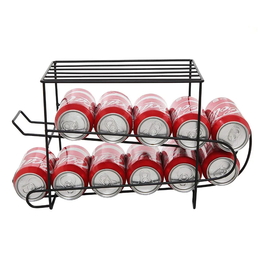 Supermarket Supply 10 Bottles Metal Wire Iron Standing Drink Beer Storage Rack For 10 Can Buy