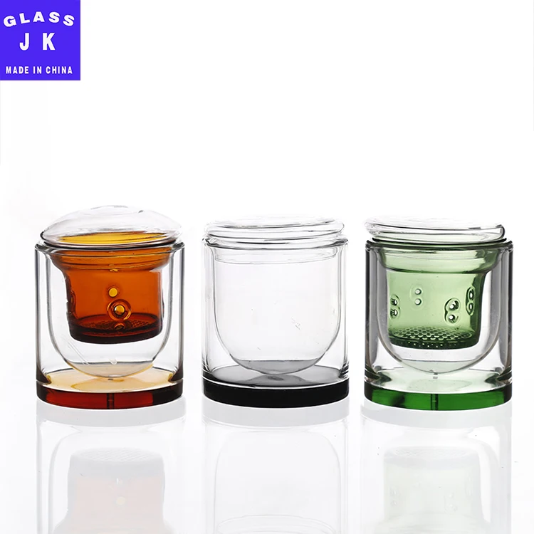 Verre beaut&eacute; taille tasse d'eau de m&eacute;nage de th&eacute; transparent mode petit d'anti-chaleur chaude