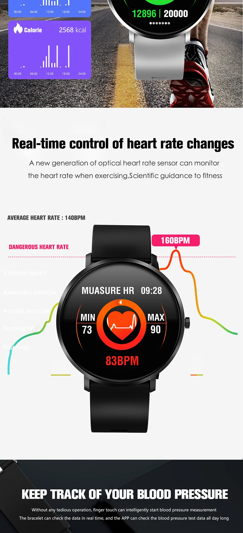 Heart Rate Monitor Blood Pressure Smartwatch F25(4).jpg