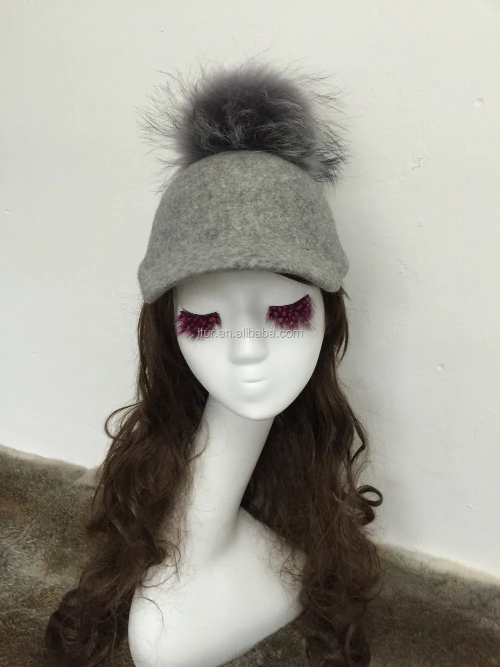 felt riding cap