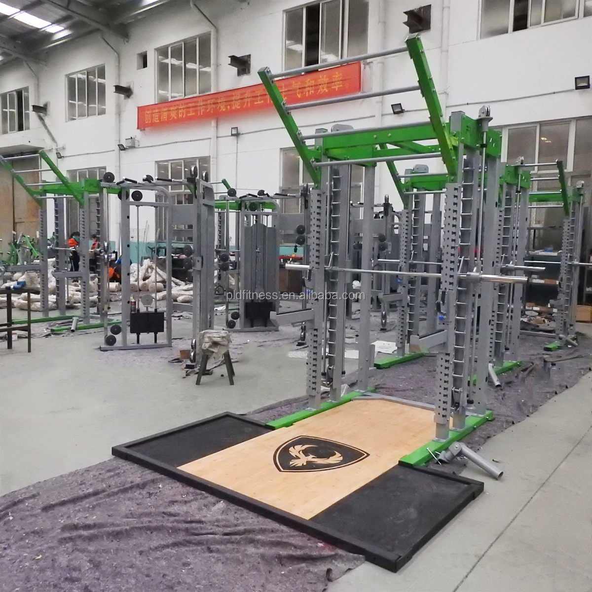 power rack with lifting platform