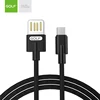Hot selling USB cable double side charging data transfer micro 2.4A fast charging online shopping free shipping