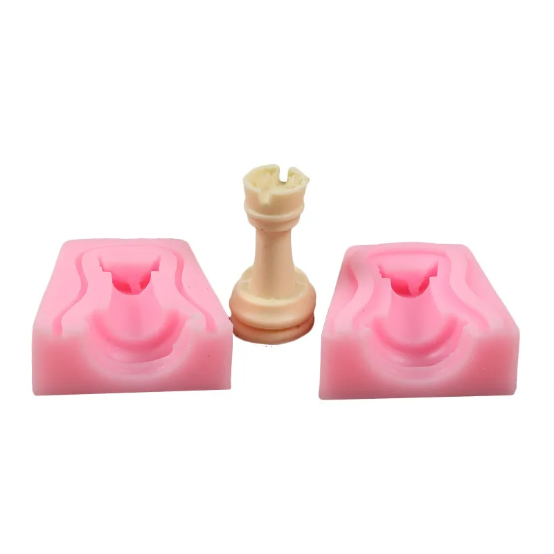 ييوو Bobao مضحك شعبية 3d 6prs الدولية الشطرنج الشكل Diy الايبوكسي الجبس