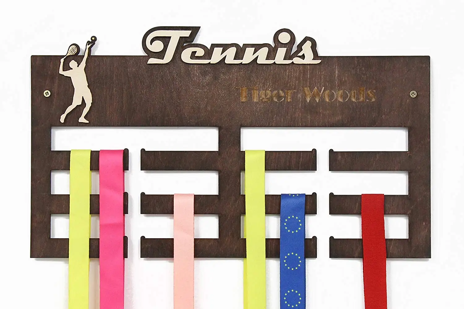 All sports Medal Display, Tennis, Medal Hanger, Medal Display, Medal Rack, Medal Holder, Tennis Gifts, Gift for Boyfriend, Tennis Player, Personalized Medal Hanger