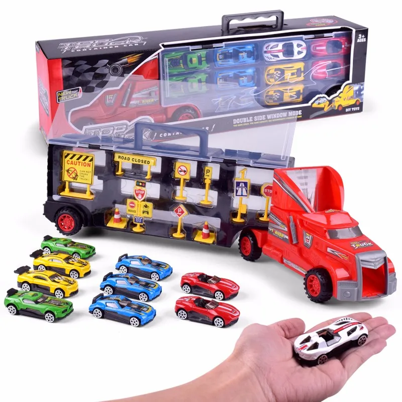 Oem 10 Alloy Diecast Large Trailer Truck Toy Vacuum Truck Buy Toy