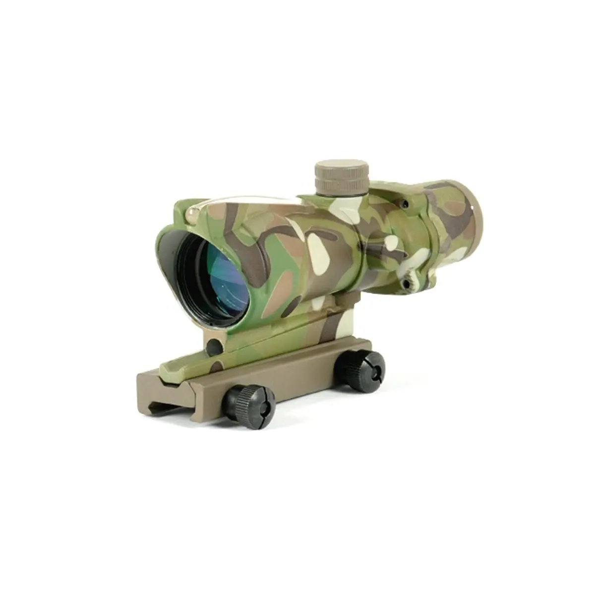 Buy WOLTIS ACOG Style RC 1X32 Fiber Optic Red Dot Sight Scope With QD 