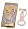 70 gold beer bottle openers Iin gift box wedding anniversary gift birthday party favors gifts