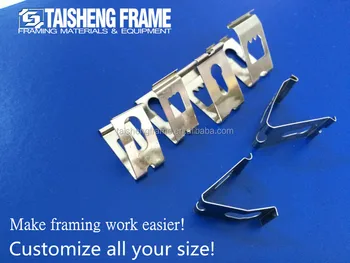 Decorative Picture Frame Hanging Hardware Clip V Clip For Alu Plasticframes Buy Frameless Spring Picture Frame Clips Decorative Picture Hangers