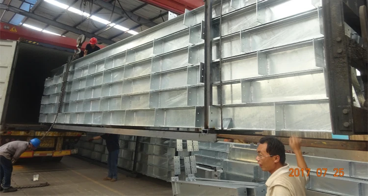 Popular Low Cost Animal Cages Fabricated Structural Steel Prefabricated Steel Frame