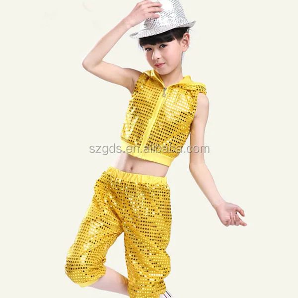 2015 Hot Children\u0027s Day Sequined 2pcs,set Jabbawockeez Dance Costume Unisex Dance Costume Jazz( Yellow/ Red/ Green/ Black) , Buy Jazz Dance