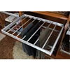 Wardrobe sliding trousers rack aluminum framed pants rack