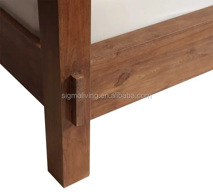 Beach house luxury teak furniture teak canopy bed