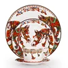 Nordic Western food plate set hotel model room clubhouse American-style ceramic steak triumph horse series hot sale
