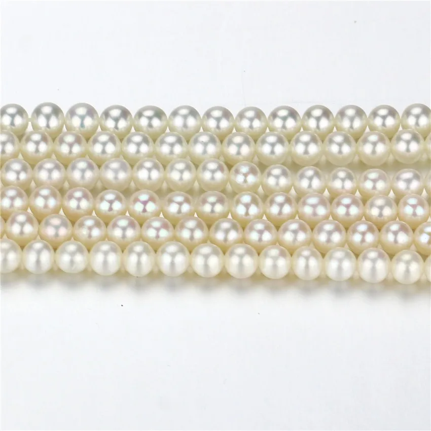 Wholesale Natural Loose Pearl Strand 4mm Aa+ Freshwater Culture Round ...