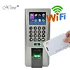 ZK F18 Biometric Fingerprint Access Control And Time Attendance With WIFI TCP/IP 125KHZ RFID Card Door Access Control System