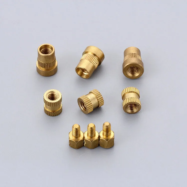 M2 M2.5 M3 M6 M8 Solid Brass Female Threaded Insert For Plastic Buy Threaded Insert For