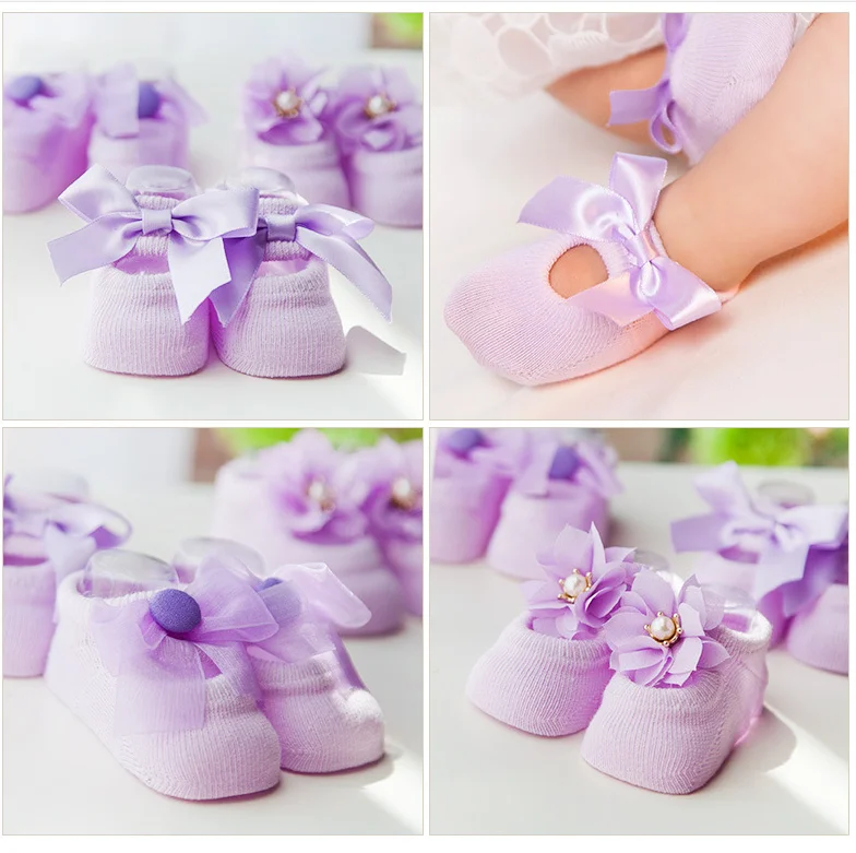 Dress Shoes For Baby 018m Toddler Girl Child Soft Sole Bow Cotton Crib