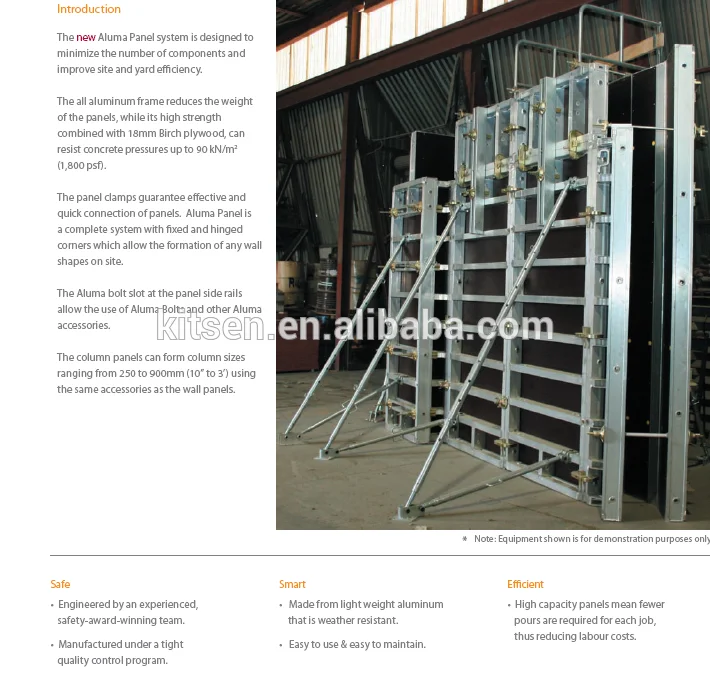 Building Wall Aluminum Formwork System