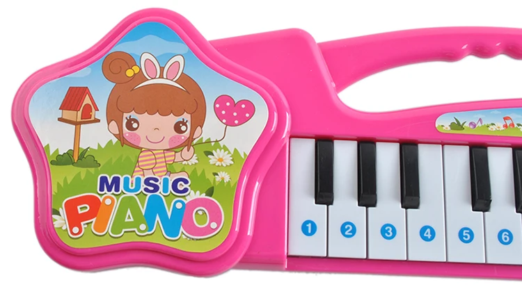 Lovely 22 Keys Electronic Musical Plastic Toy Piano - Buy Plastic Toy ...