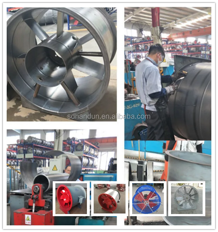 Flow Smoke Exhaust Fan, Axial, Steel, Cast - detail 2