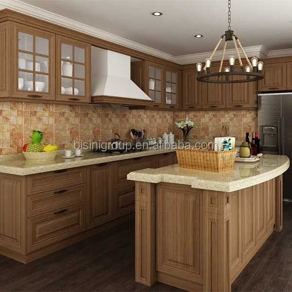 Franse stijl keuken kast, traditionele vintage meubels aanrecht in ...