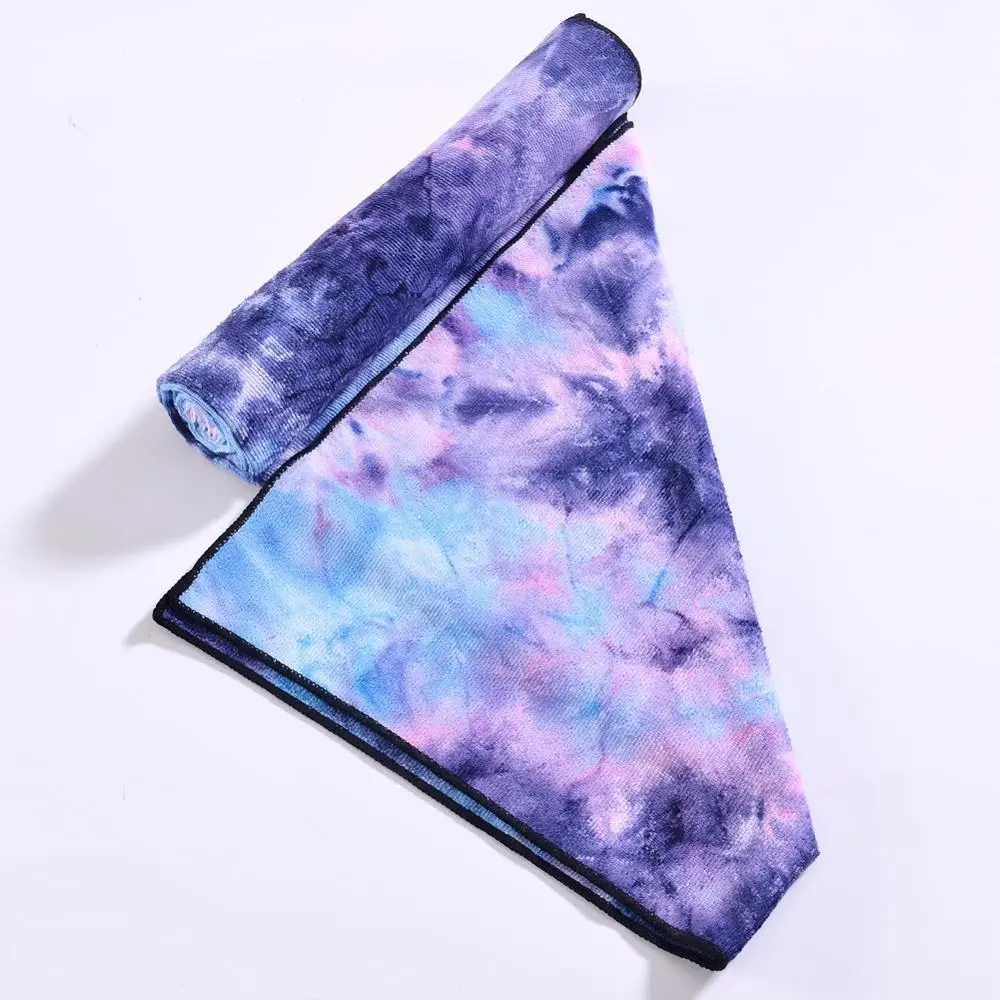Custom Wholesale Tie Dye Micro Fiber Bikram Yoga Towel With Private