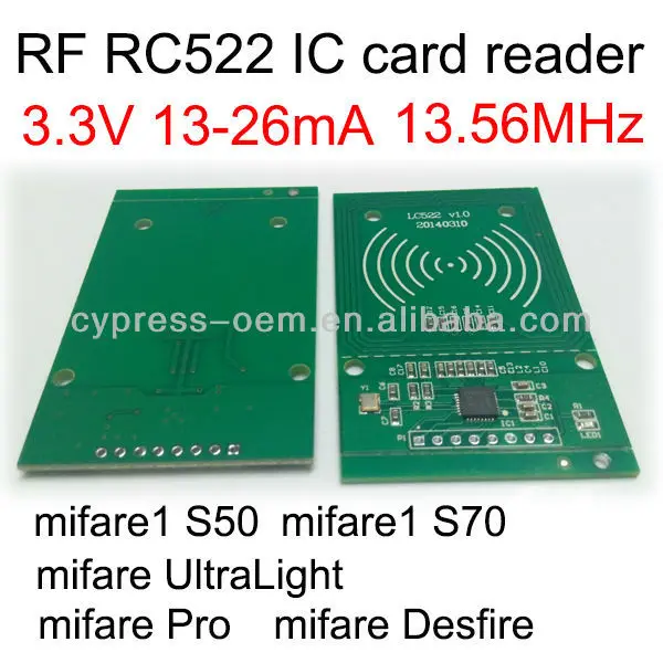 MFRC-522 RC522 RFID Module IC Card Induction Sensor Free S50 Card Key ChainSETC 