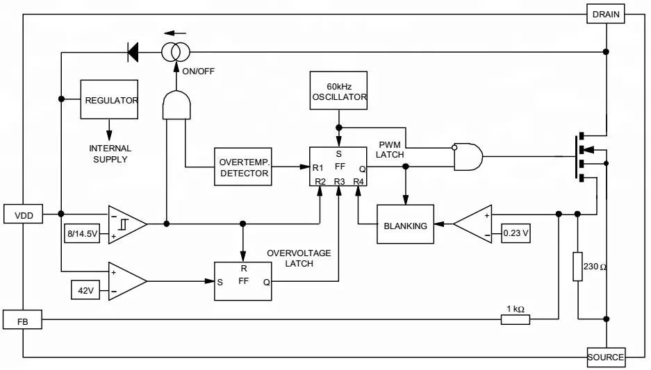 Viper12a datasheet схема блока питания