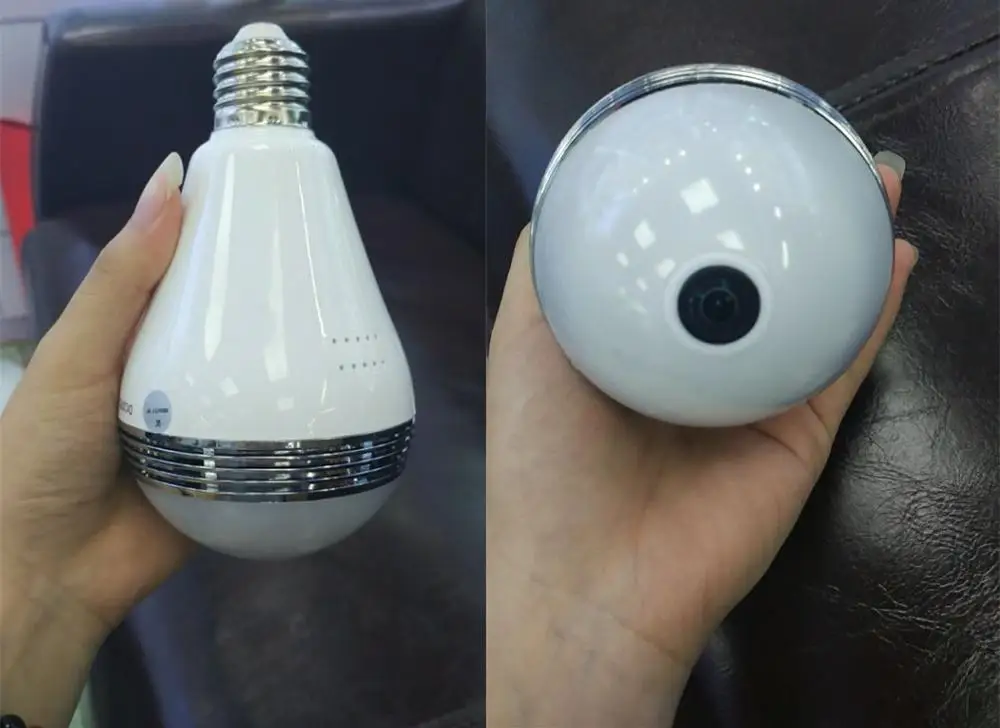 Hidden Camera Security Bulb Light Ip Wireless cam Wifi Hd 960p Spy