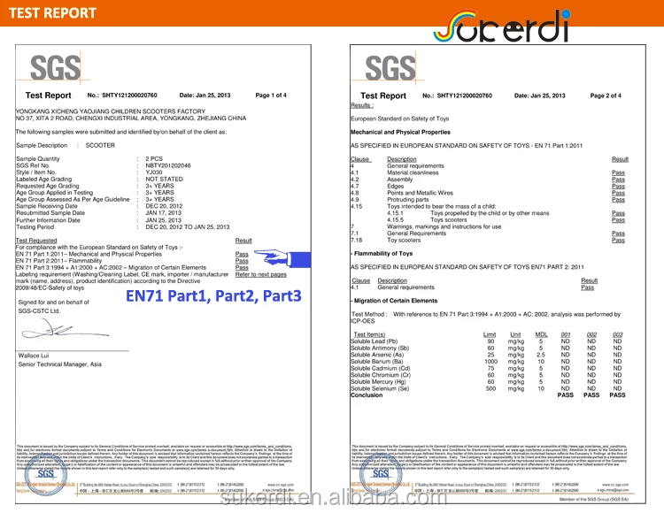 New 3 Wheel Mini Maxi Folding Flicker Kick N Go Foot Pedal Hs Code