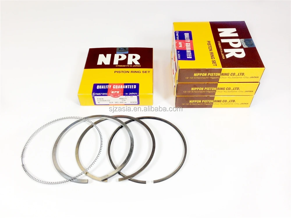New Npr Piston Ring Sets (set Of 4) Npr 4bd2 3.9l Diesel 19921998 8