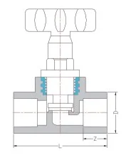 PPR water stop gate valve